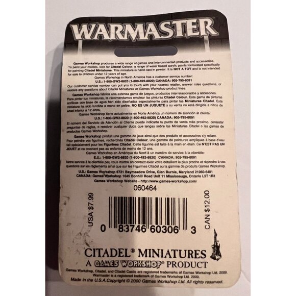 Warhammer Warmaster Night Goblin Archers 8306F Citadel Miniatures Sealed Pack - Picture 4 of 6